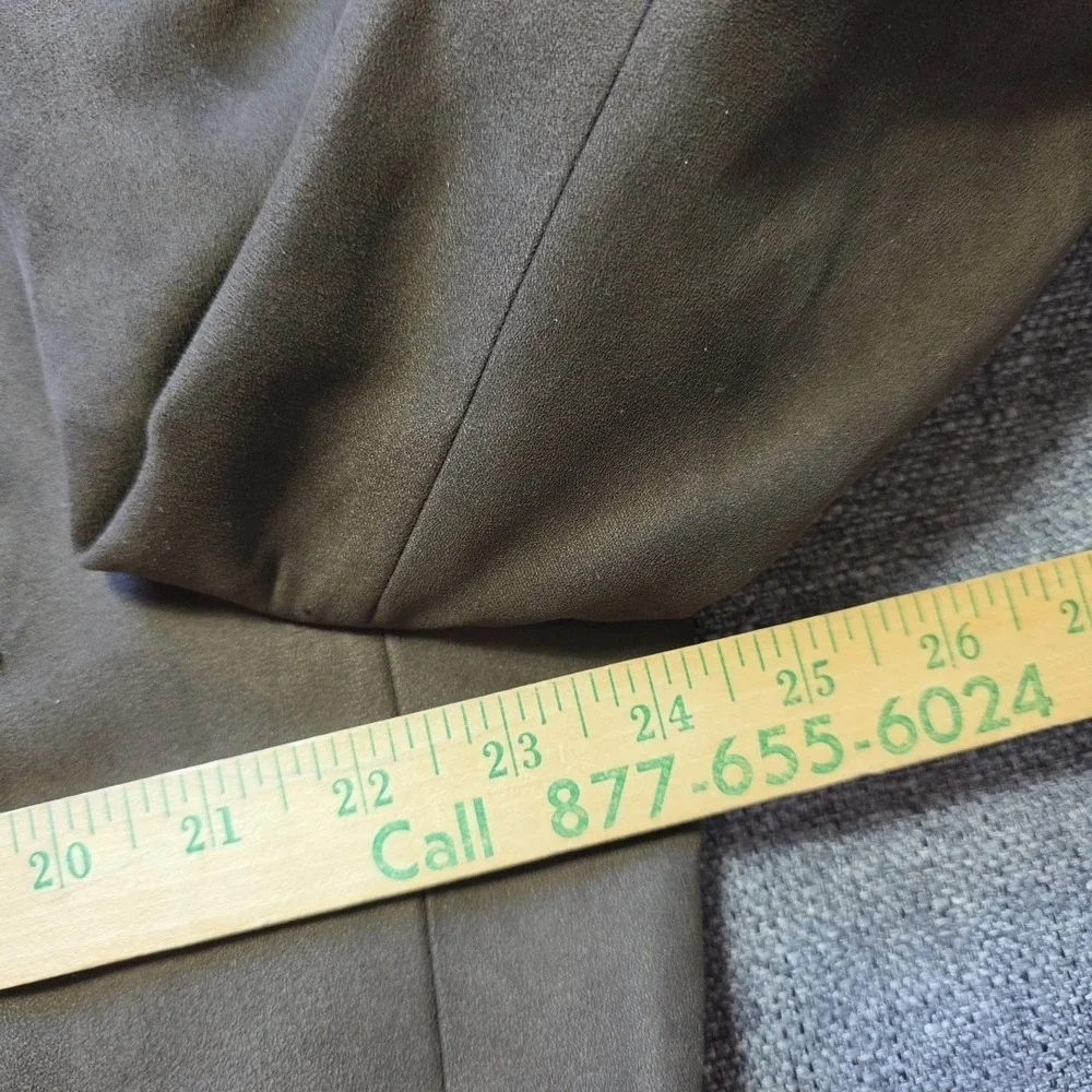 Stafford Men's Brown Suede Feel Sport Coat Blazer Jacket Size 46 Long